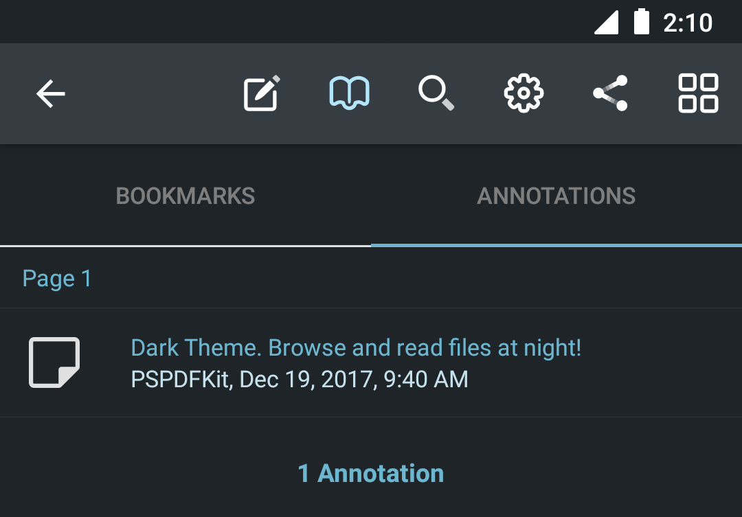 Dark Theme