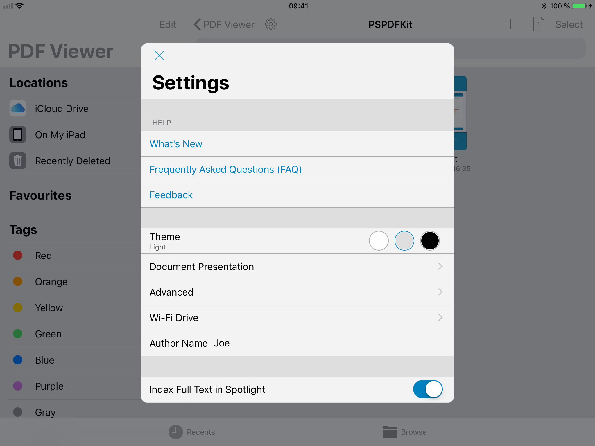 ios pdf reader box