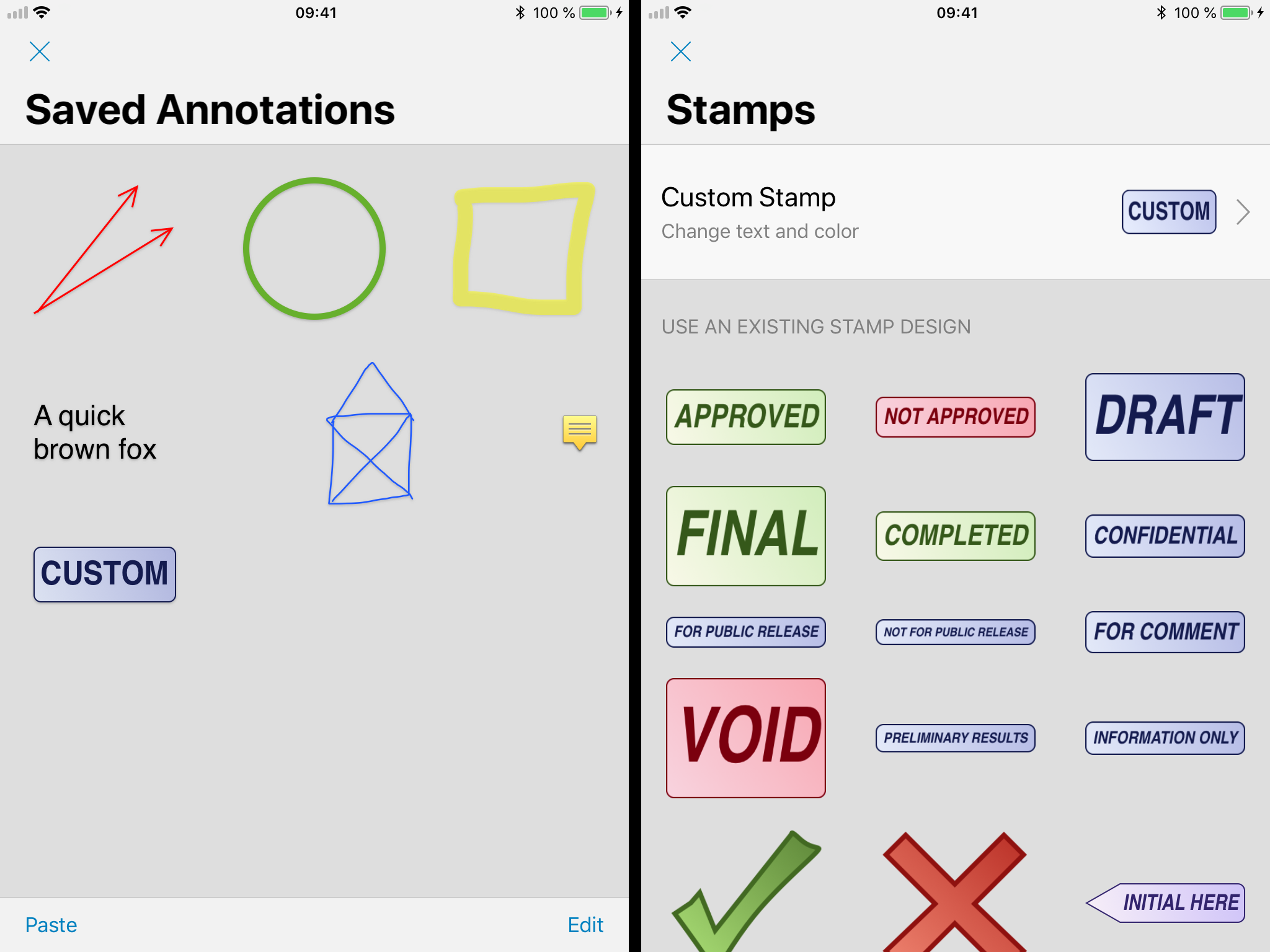 Stamp Annotations